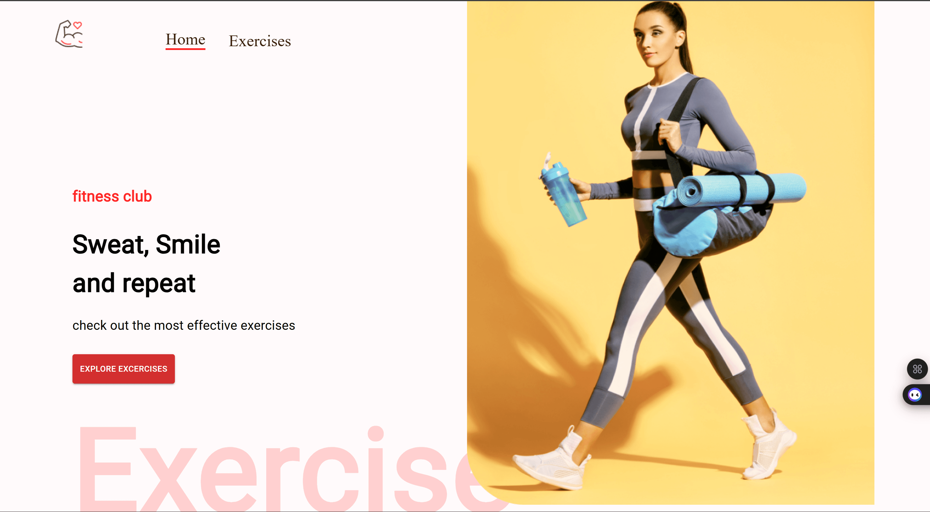 Gym-Freak - Gym Website project